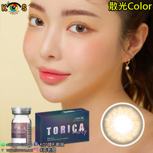 【散光】Lensme Torica Custom Look No.3 Brown 토리카 커스텀룩 No.03 브라운  (난시 교정용) 每月抛棄散光彩妝隱形眼鏡